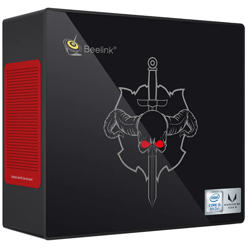 Beelink Kaby G5 ТВ коробка 8 Гб DDR4 256 ГБ для игровых мини ПК Intel Lake G I5 8305G 2.4GHz5.8GHz Wi Fi BT4.0 1000