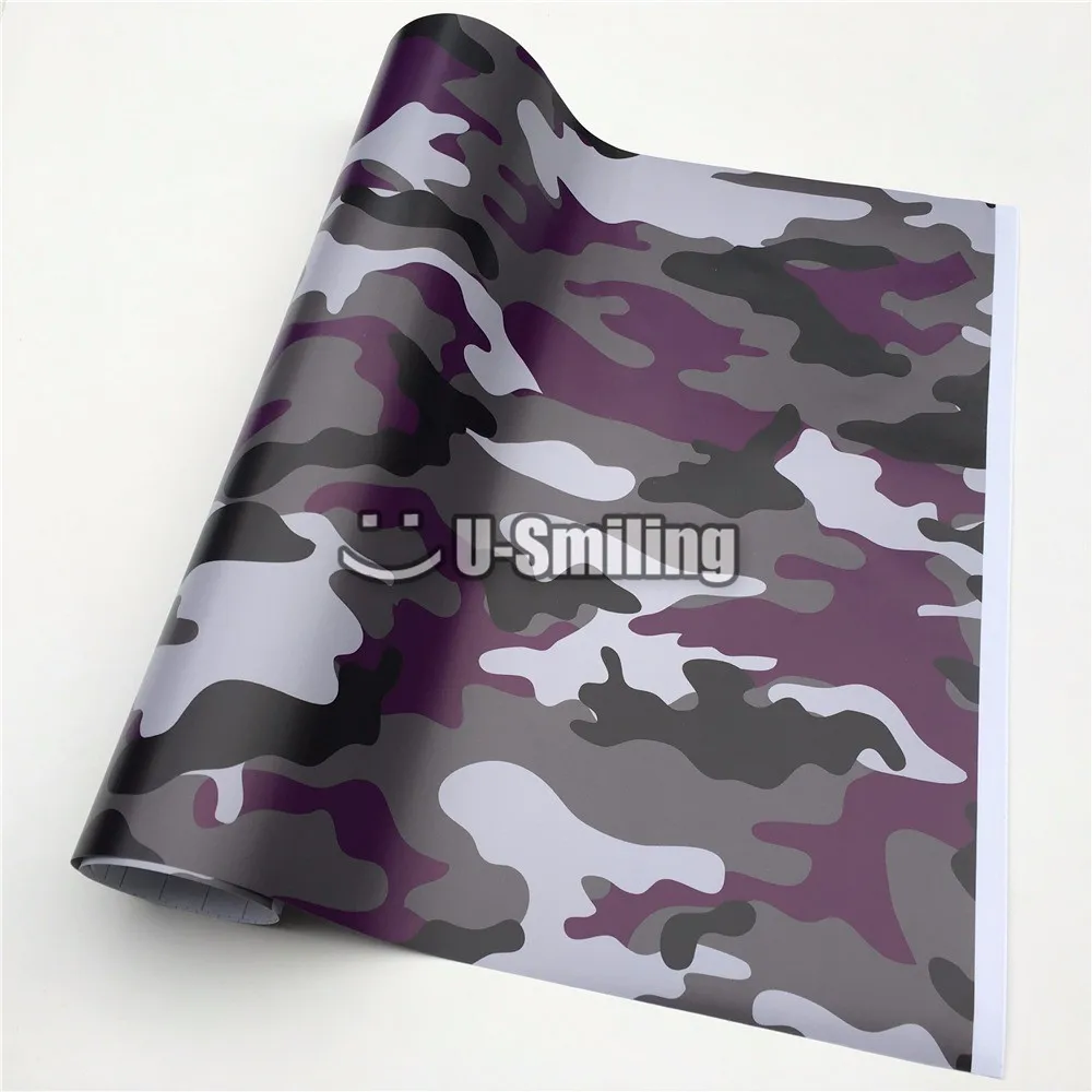 

Elite Purple Camo Vinyl Film Sticker Wrap Decal Camo Vinyl For Computer Console Skin Motor Vehicle
