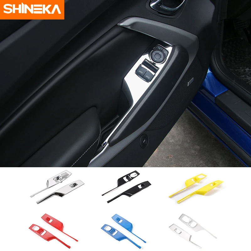 SHINEKA ABS 6 цветов переключатели для окон декоративная панель Chevrolet Camaro 2017 +|cover for|cover