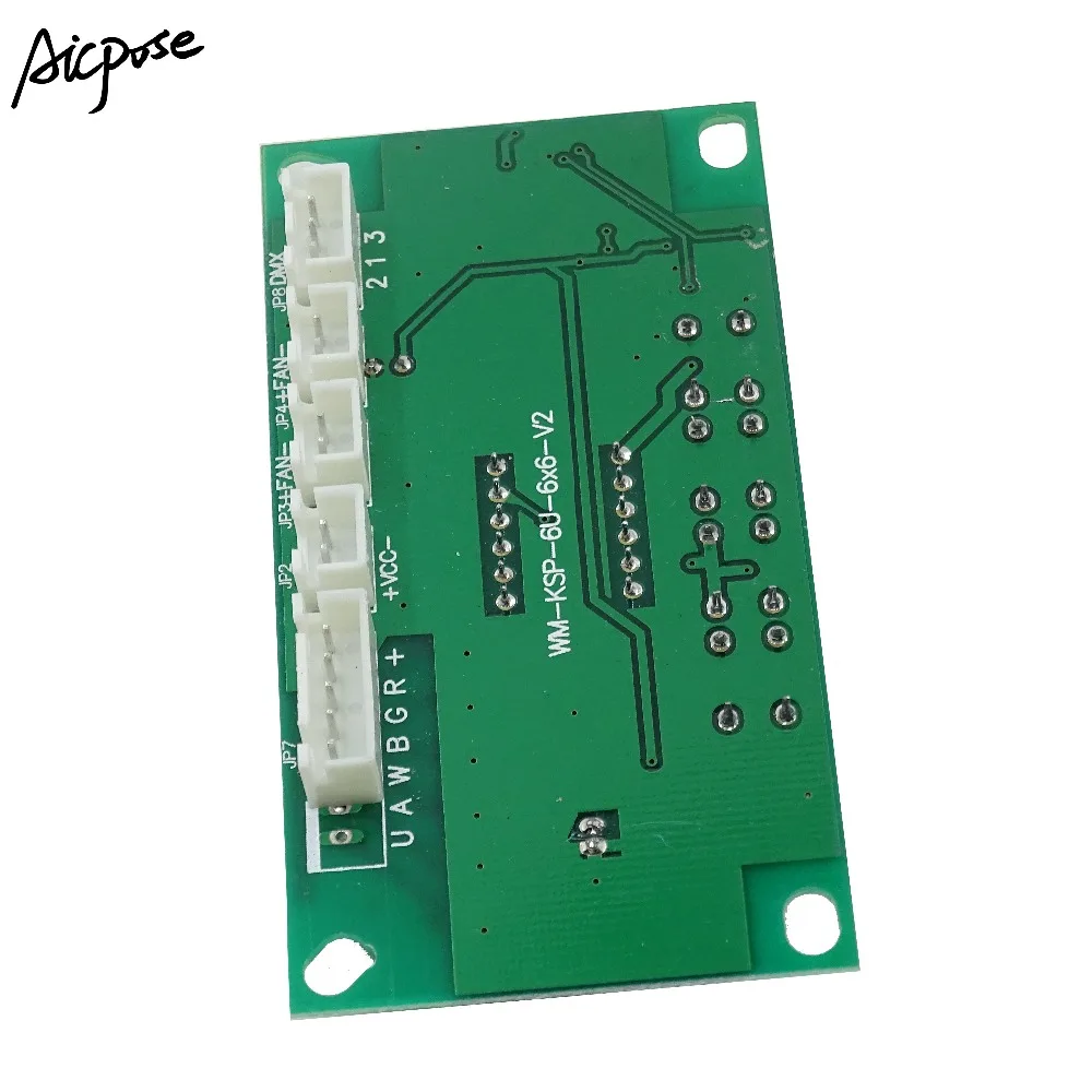 

8Pcs/lots LED Par Motherboard Use For 7x12W/6x12w/5x12w/12x12w RGBW 12-36V Par Led RGBW 4in1 7*12w Motherboard 4/8 Channel