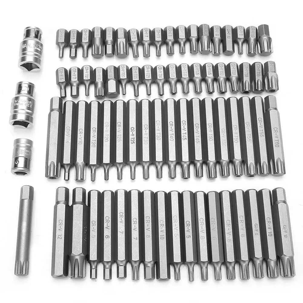 Набор отверток из хром ванадиевой стали 75 шт.|Отвертка| |