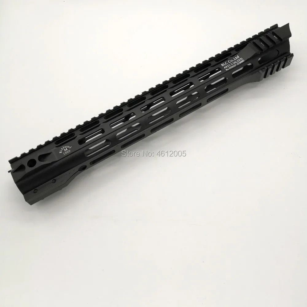 15 дюймов тактический ar AR15 MLOK трубчатое цевье супер тонкий Handguard Quad Rail стальная
