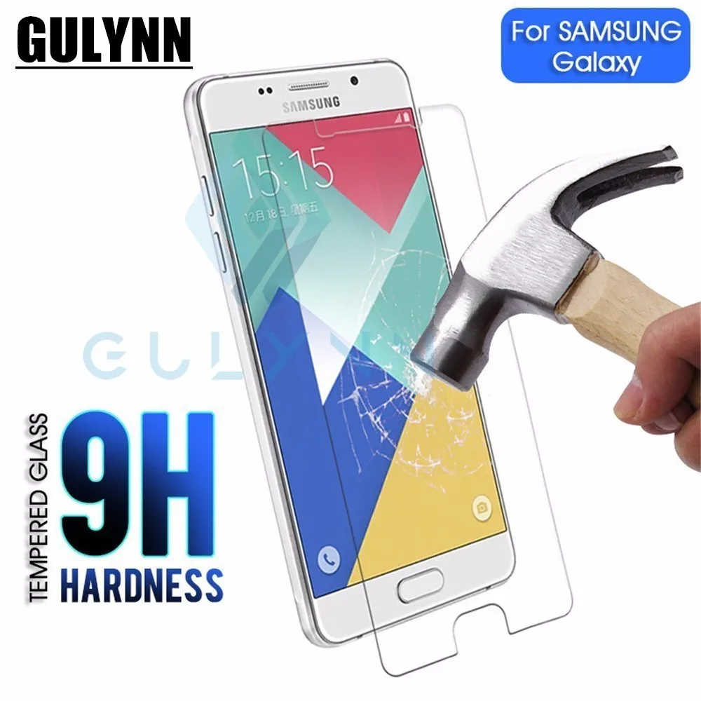 Защитное стекло для Samsung A3 A5 A7 J3 J5 J7 2017 закаленное Защита экрана Galaxy J4 J6 Plus 2018