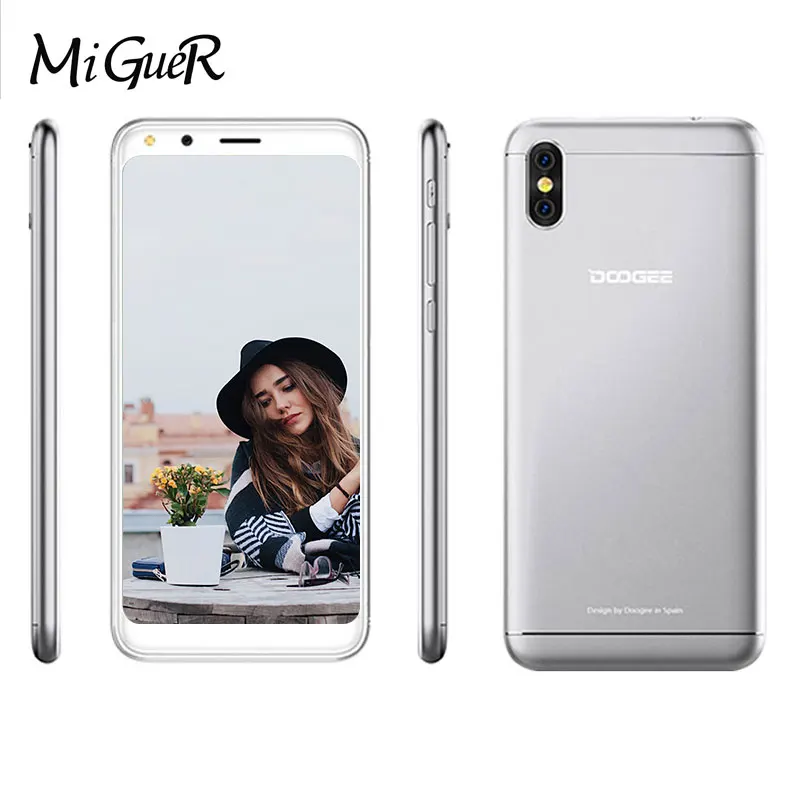DOOGEE X53 Android 7 0 MTK6580M четырехъядерный 5 3 &quotдюймовый 18:9 экран 1 Гб ОЗУ 16 ПЗУ 2200 МП