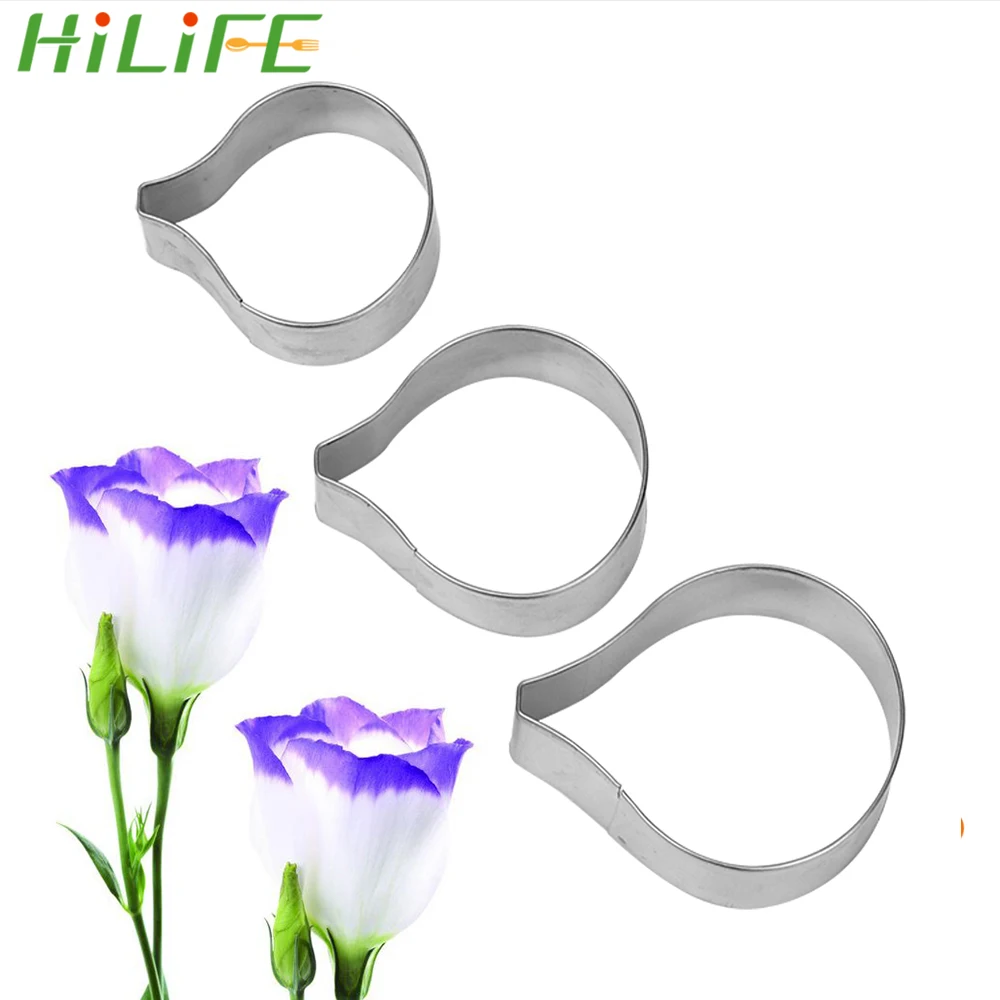 HILIFE 3 шт./компл. нержавеющая сталь гинза форма цветка печенья Форма для выпечки