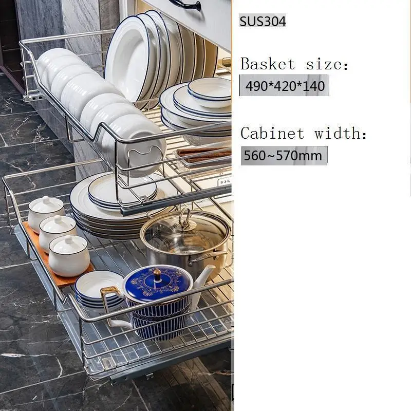 Organizar Corredera Cucina Organizador Cestas Para Colgar En La Ducha корзина для кухонного шкафа из нержавеющей