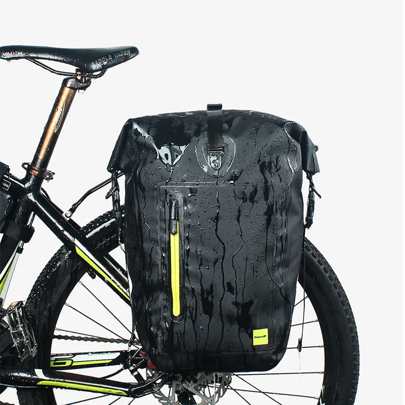 25L-27L Водонепроницаемая велосипедная сумка MTB дорожный велосипед задняя стойка