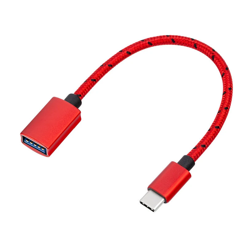 Кабель адаптер Type C OTG USB 3 1 Male To 0 A Female для Samsung One Plus MacBook USBC OTG|Переходники и