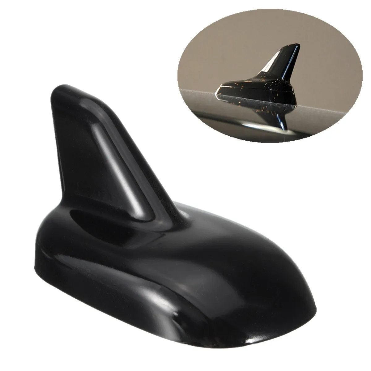 Autoleader 1Pcs for AUDI A4 A6 A6L Q5 Q7 Black Roof Top Shark Fin Antenna Decoration Upgrading Auto 10.5x6x6cm Aerials Covers | Автомобили