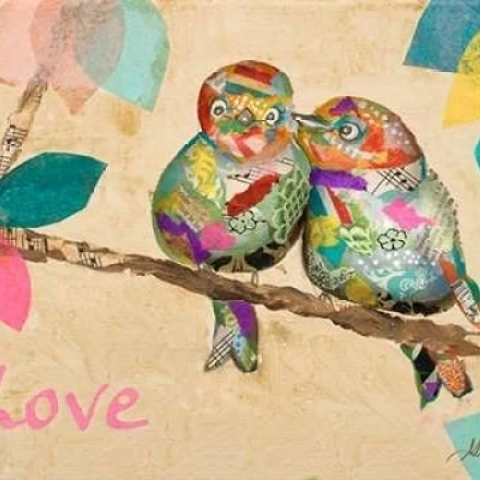 Band of Inspired Birds I Poster Print by Gina Ritter (8 x 10) | Дом и сад