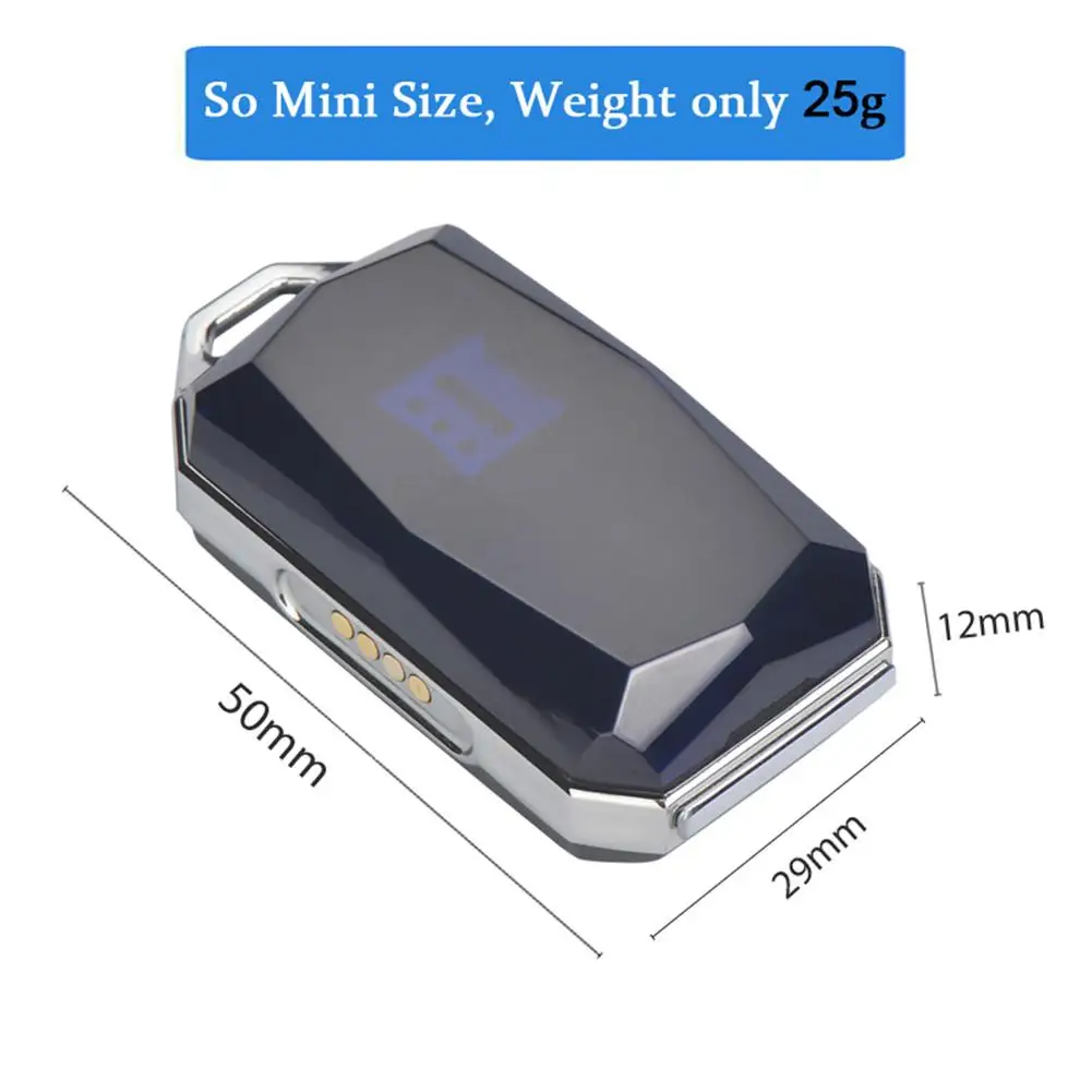 IP67 Водонепроницаемый Модный кулон с драгоценным камнем GSM gps WiFi lbs SOS Мини ключи