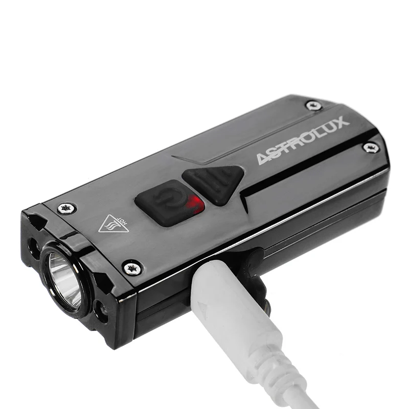 Astrolux 350LM USB светодиодный фонарик из нержавеющей стали Миниатюрный для ключей 3