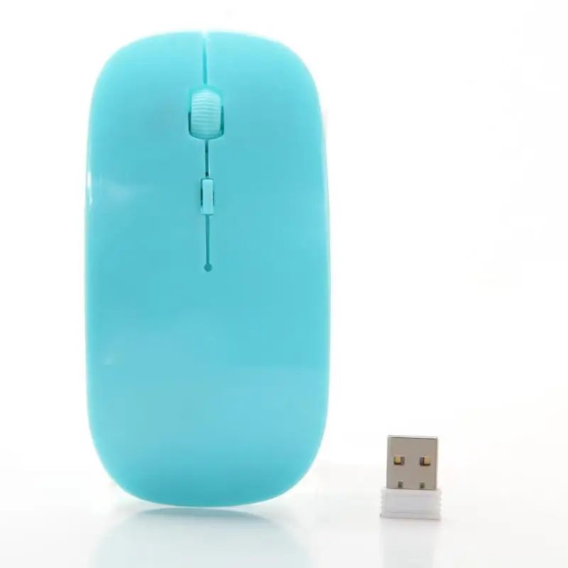 Игровая мышь оптическая 2 4G беспроводная модная ультратонкая компьютерная с usb