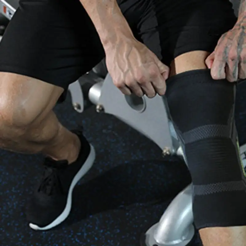 Riding Knee Pads Breathable Sweat-absorbent Silicone Anti-skid Sports Compression Basketball Fitness Running | Спорт и развлечения