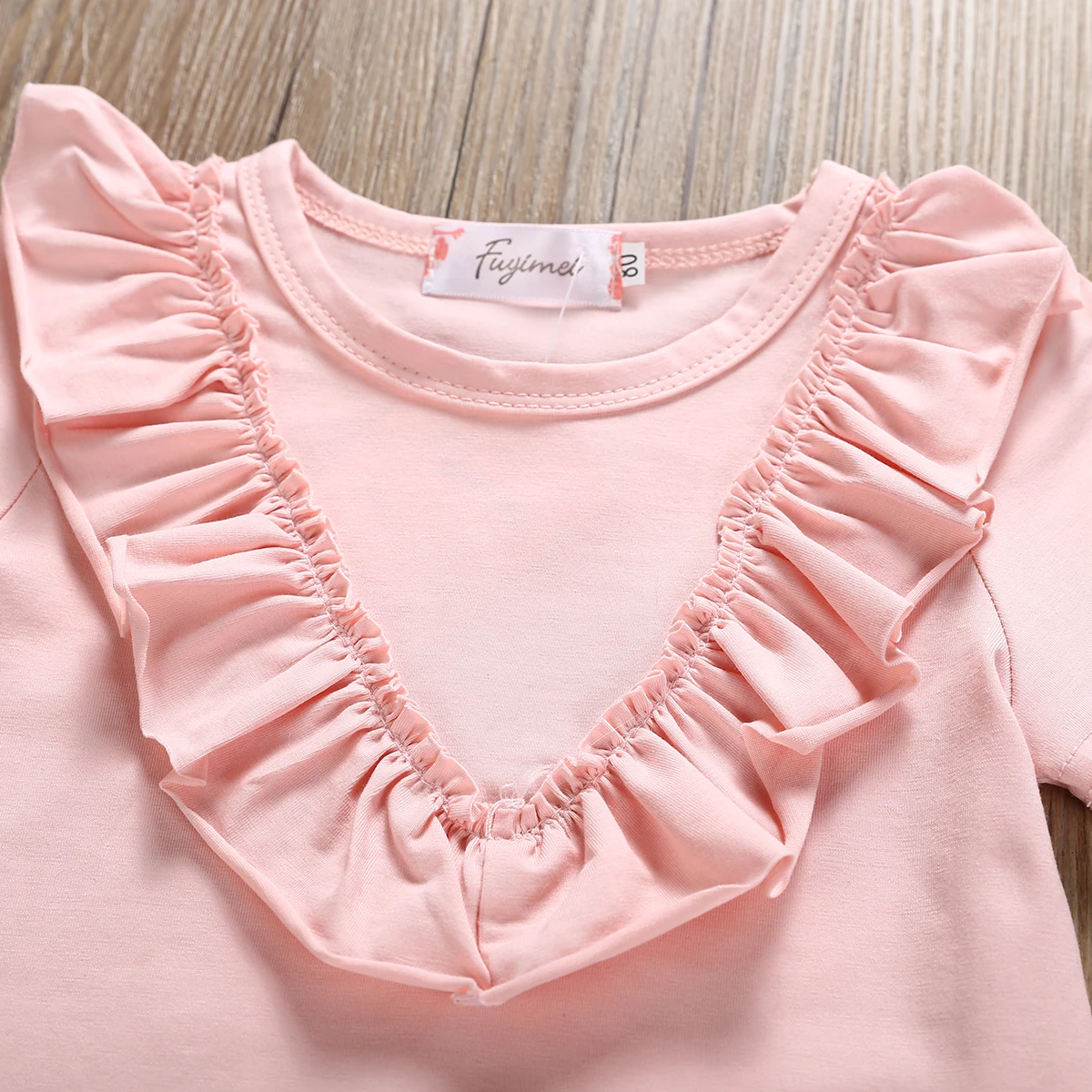 2019 Pudcoco Toddler Kids Baby Girl Summer Ruffle Tops T-Shirt Dot Shorts 2PCS Outfit Clothes | Детская одежда и обувь