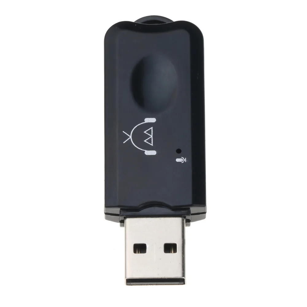 USB AUX Bluetooth приемник беспроводной аудио адаптер стерео с микрофоном для
