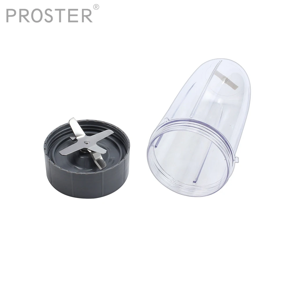 Proster 32 Oz Container Cup bottom with serrated smoothies blades lid for Nutribullet commercial Blender spare parts | Дом и сад