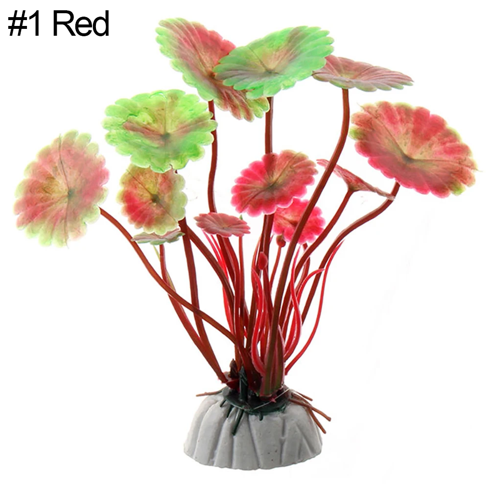 Artificial Grass Plastic Water Plant Decoration Ornament for Aquarium Fish Tank Plants | Дом и сад