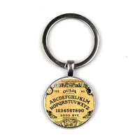 divination soul keychain charm round metal keychain retro time private custom friends gift