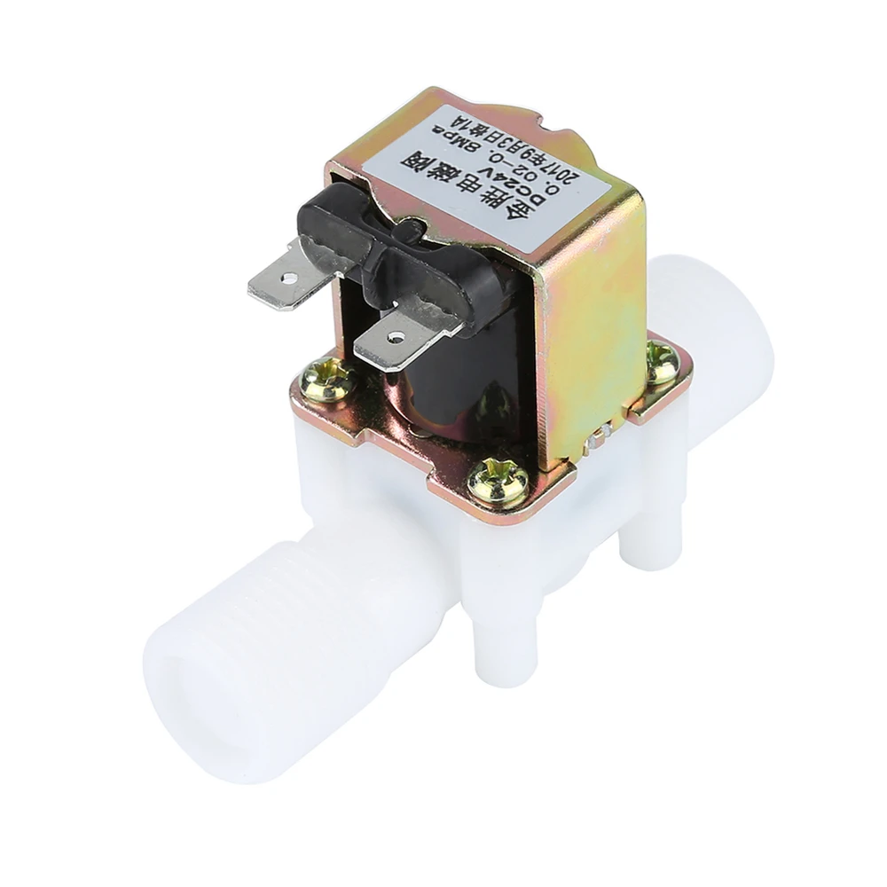 12V/24V Универсальный 1/2 &quotN/C Пластик электромагнитный клапан Магнитный водный и