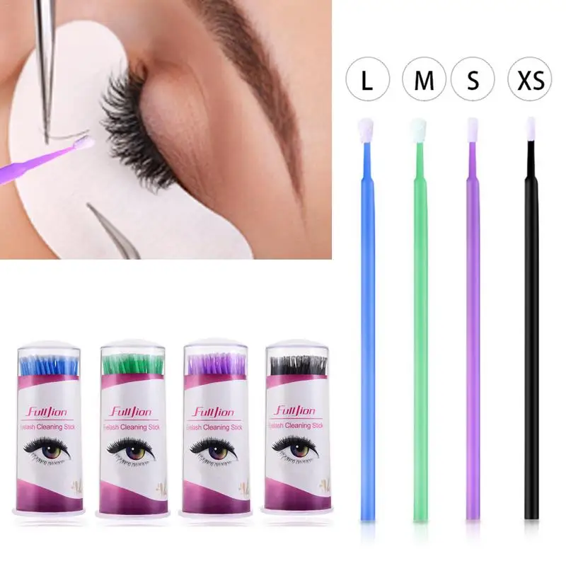 Щёточки для наращивания ресниц MicroBrush одноразовые щёточки щётки коррекции Micro Brush