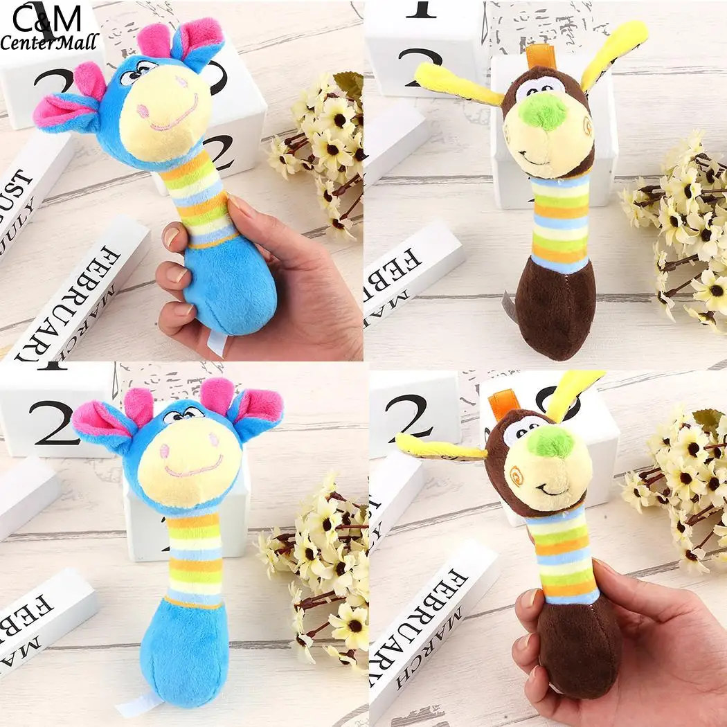23g Синие игрушки плюшевые милые в форме животных звуковая собака кошка