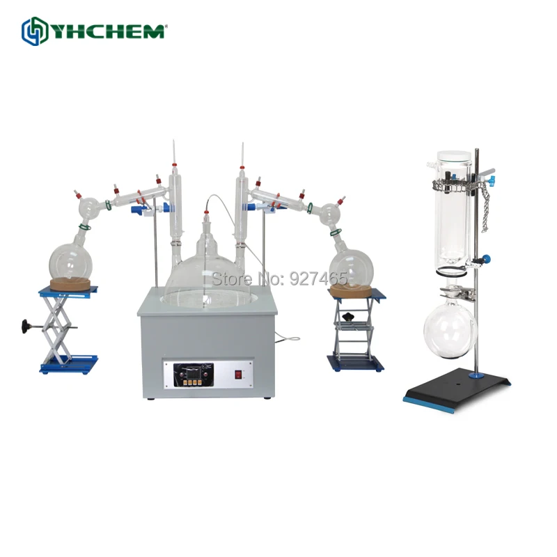 Новинка лабораторное оборудование YHChem 20 л аппарат для дистилляции на короткой
