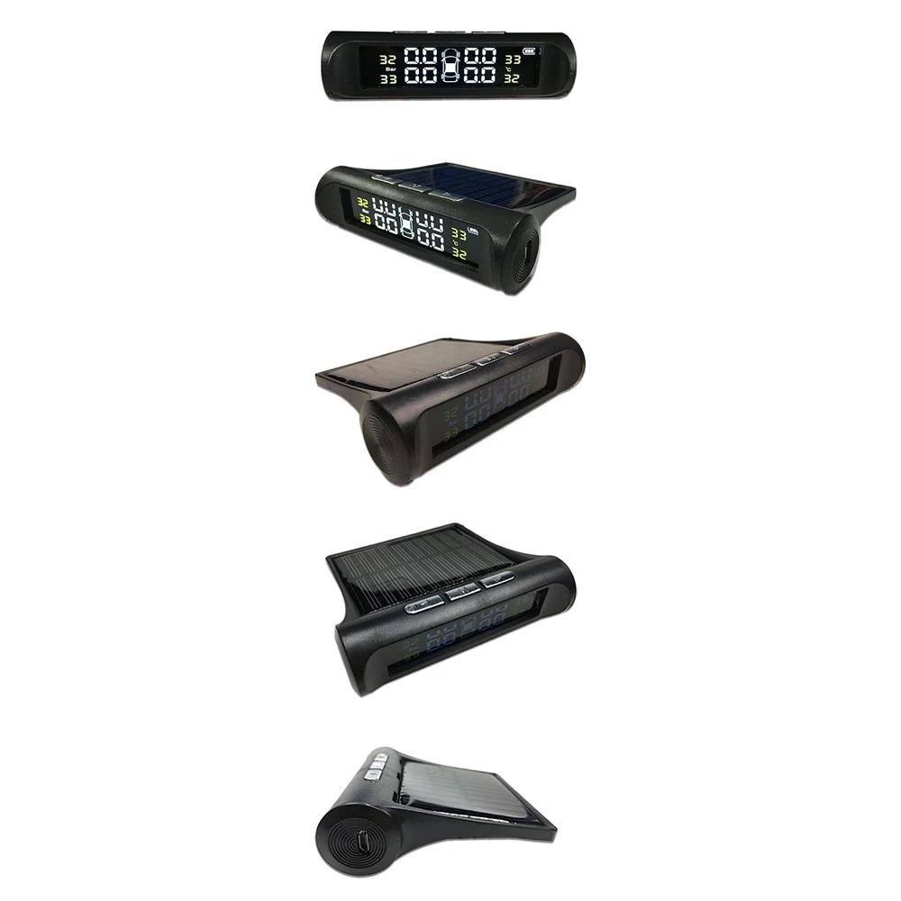 Система контроля давления в шинах универсальная беспроводная TPMS на солнечной