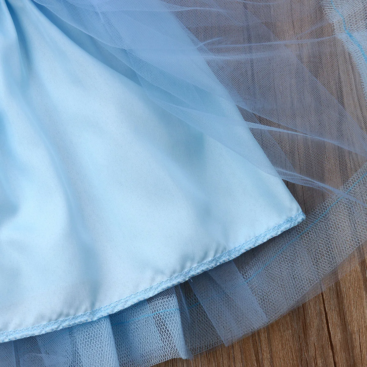 Pudcoco Girl Dress 3Y-7Y Girls Princess Gown Sequined Lace Patchwork Flowers Sleeveless | Детская одежда и обувь