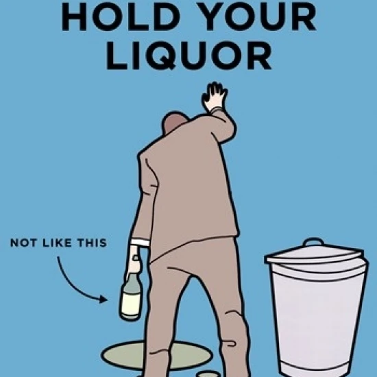Guy Code-Держите ваш ликер ламинированный плакат печать (24x36) | Дом и сад
