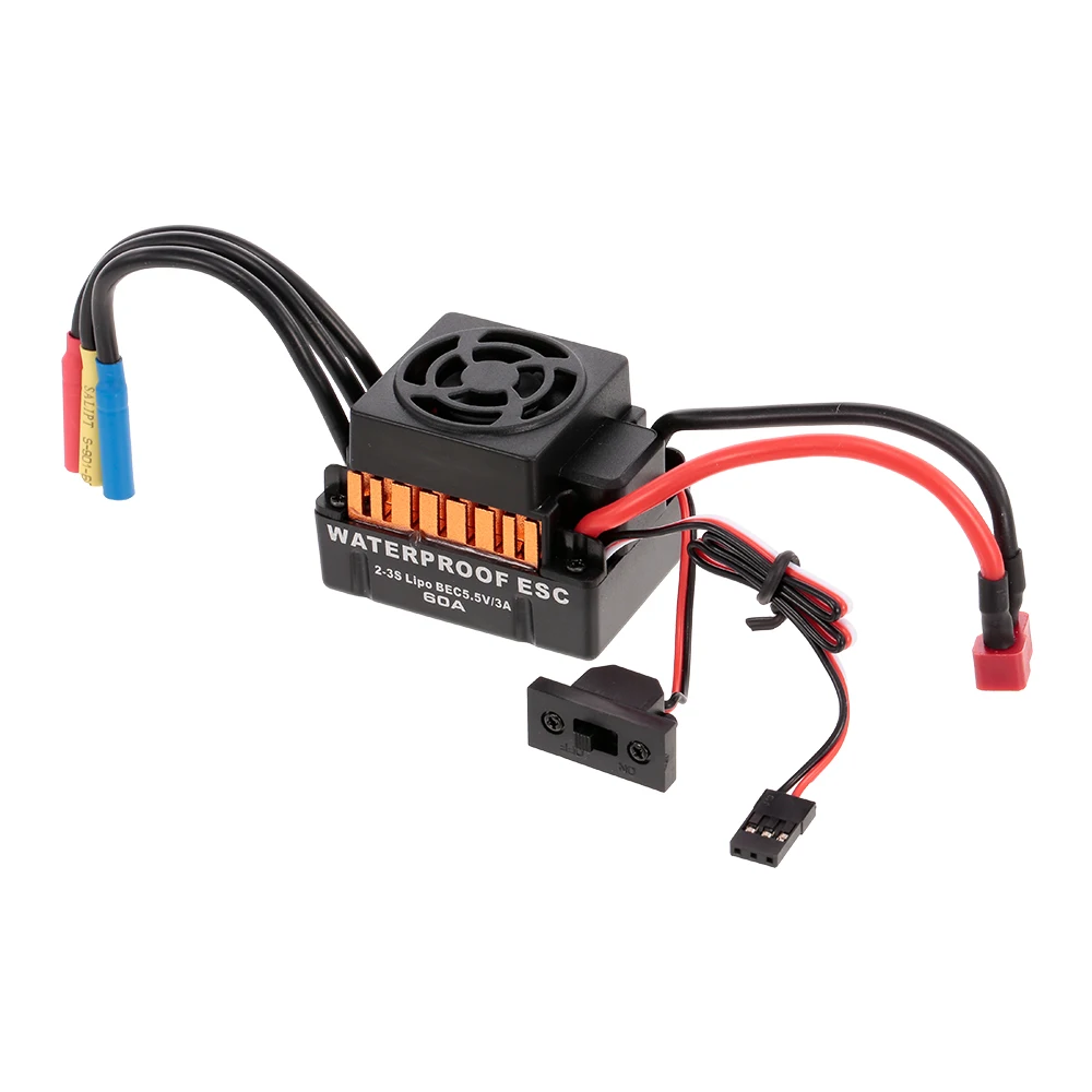 Бесщеточный 2 3s 4s ESC 60 а 80 120 с программируемой картой BEC для радиоуправляемого