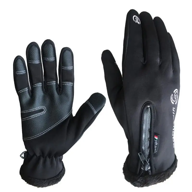 

Skiing Gloves Sports Fitness Running Gloves Winter Warm Fleece Waterproof Touch Screen Ski Glove For Cycling elegant