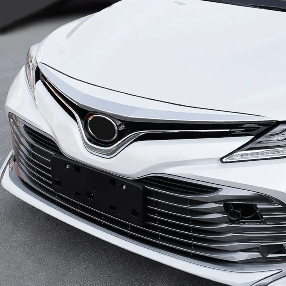 Чехол для Toyota Camry 2018 2019 2020 передний бампер решетка крышка двигателя полоса