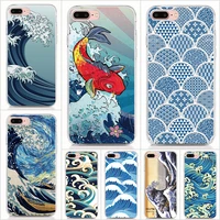 for wiko u feel fab lite prime harry 2 case soft tpu wave art japanese cover protective coque shell phone cases