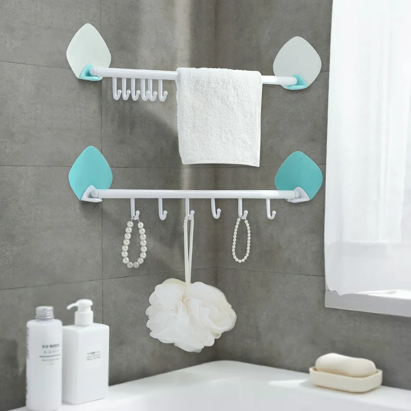 

VEHHE New Strong Adhesive Wall Door hanger Hooks clothing bags towels brush Hanger Bathroom Kitchen Multi-function Hooks