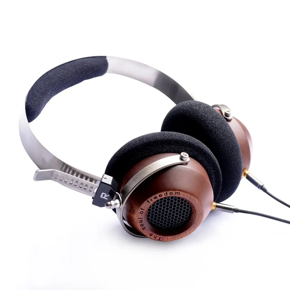 Деревянные Hi Fi наушники OKCSC M1 DIY открытые голосовые стереонаушники с драйвером 57