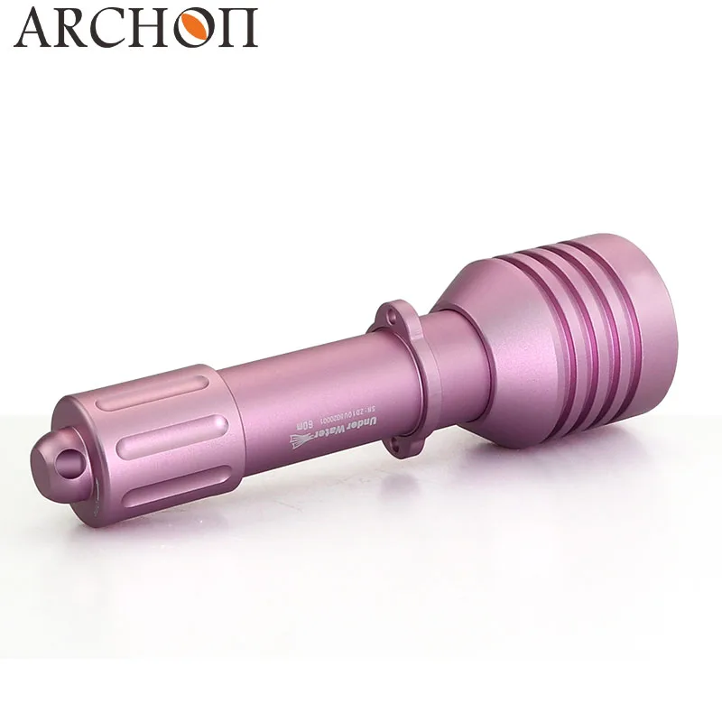 Archon алюминиевый розовый D10U 6 68 градусов масштабируемый фонарь для дайвинга с
