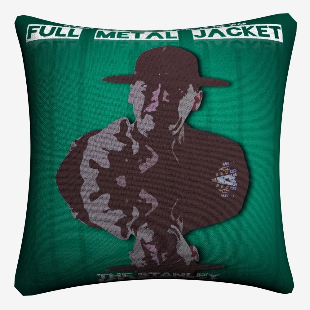 Full Metal Jacket War Movie Art Decorative Cotton Linen Cushion Cover 45x45 cm For Sofa Chair Pillowcase Home Decor Almofada | Дом и сад