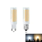 Яркая светодиодсветильник лампа 5 Вт 7 Вт 9 Вт 12 Вт 15 Вт E14 G9 с керамическим корпусом, светодиодная лампа 220 В 2835 SMD, светодиодная лампа-кукуруза для прожексветильник, Хрустальная люстра