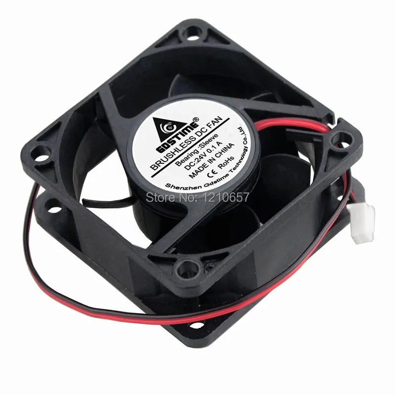 5 шт./партия Бесщеточный вентилятор охлаждения 60 х60х25 мм 6 см|cooling fan|60 x 6024v cooler |