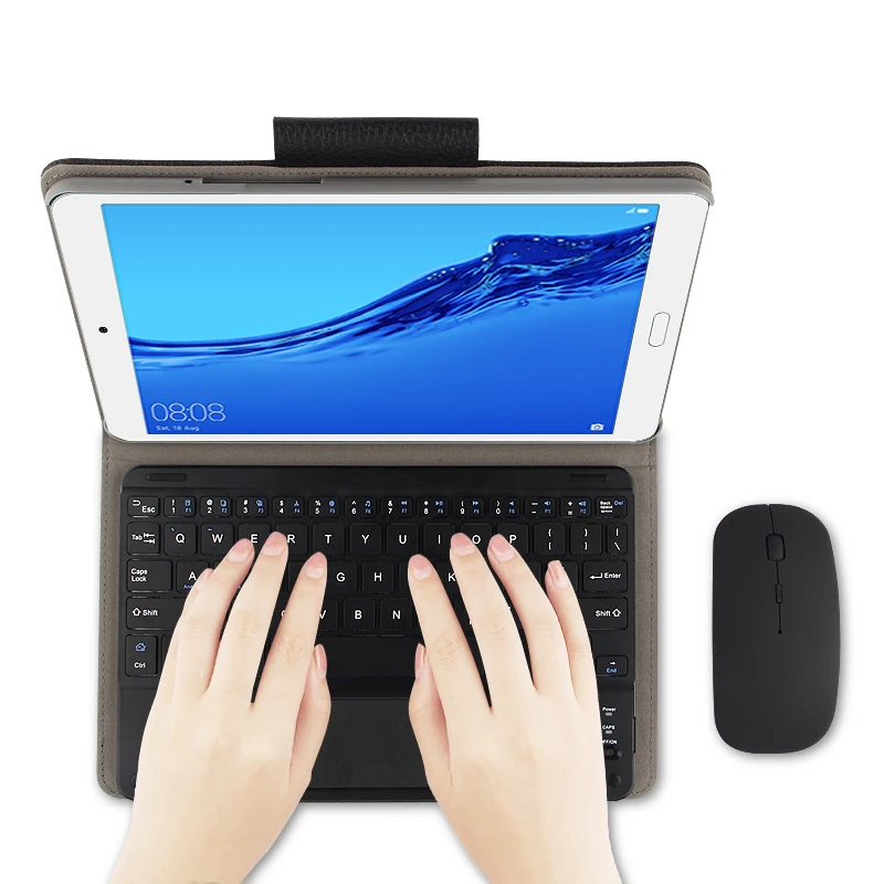 Чехол с клавиатурой Bluetooth для Huawei MediaPad Honor Waterplay 8 0 защитный чехол из искусственной