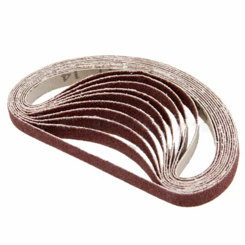 

10pcs 330*10mm Abrasive Sanding Belts Grit 80# Sander Grinding Polishing Tools 40#/60#/100#/120#/150#/180#/240#/320#/400#/600#