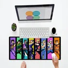 Коврик XGZ игровой резиновый, персонализированный большой коврик для мышек с аниме, для ПК-геймеров, с накладкой на клавиатуру 350x600x2 мм, игровые коврики для Джоджо невероятные приключения