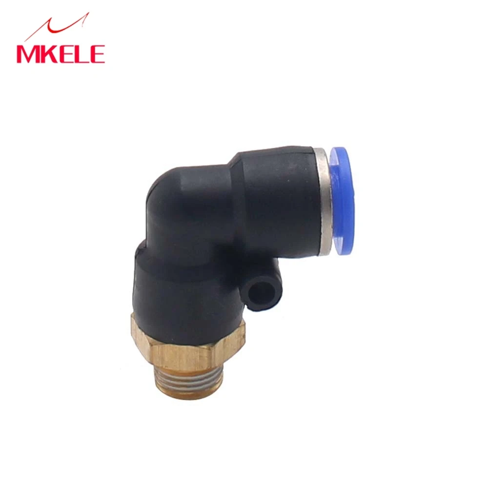 Fittings Connector Hose 8mm Push In Quick Connect Pipe PL8-01/03/04 Blue L Shape Gas Joint | Обустройство дома