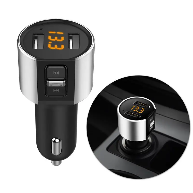 Автомобильное зарядное устройство 5 V 3.1A Быстрая зарядка с usb портом светодиодная