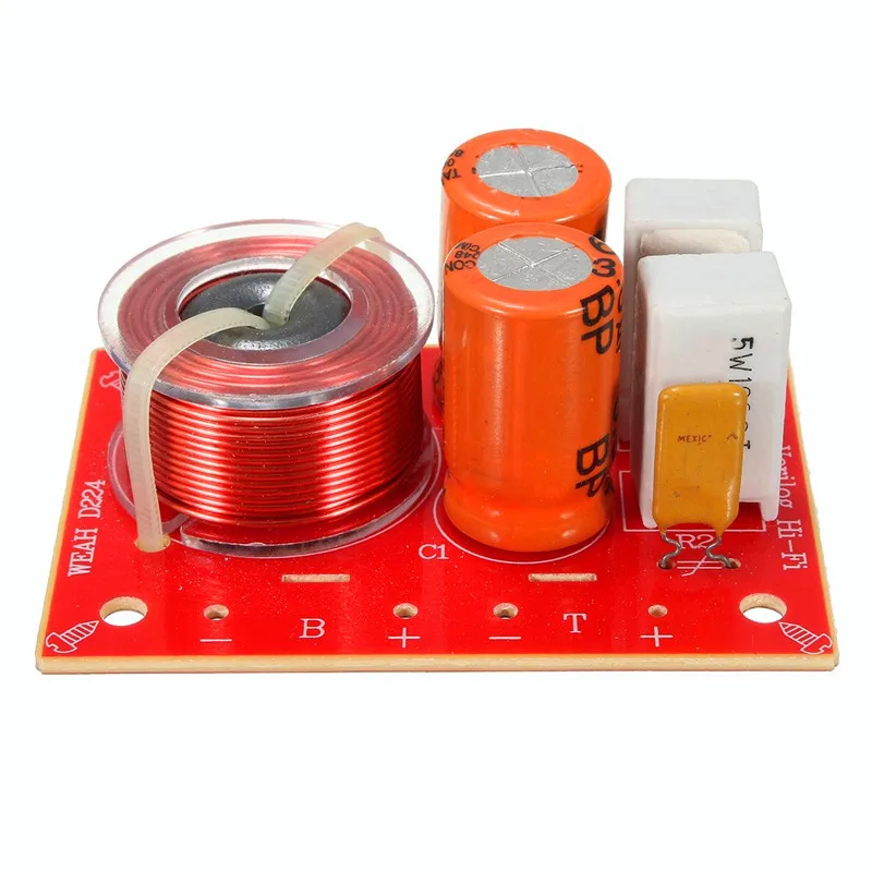 LEORY динамик с частотным разделителем 2 сторонний тройной бас книжная полка звук