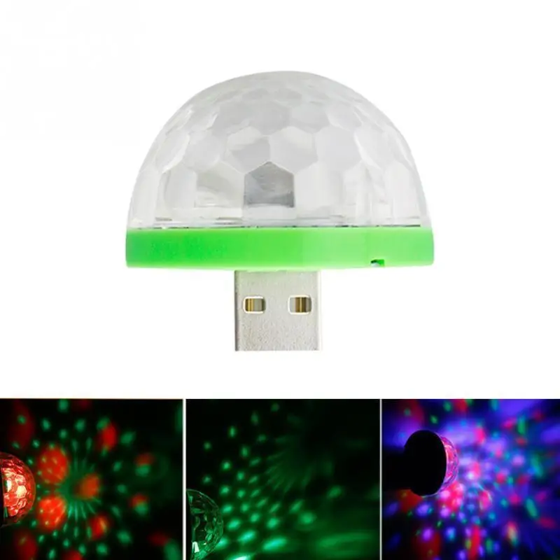 USB мини светодиодный ночник Цвет Изменен звуком Музыка волшебные огни LED Грибная