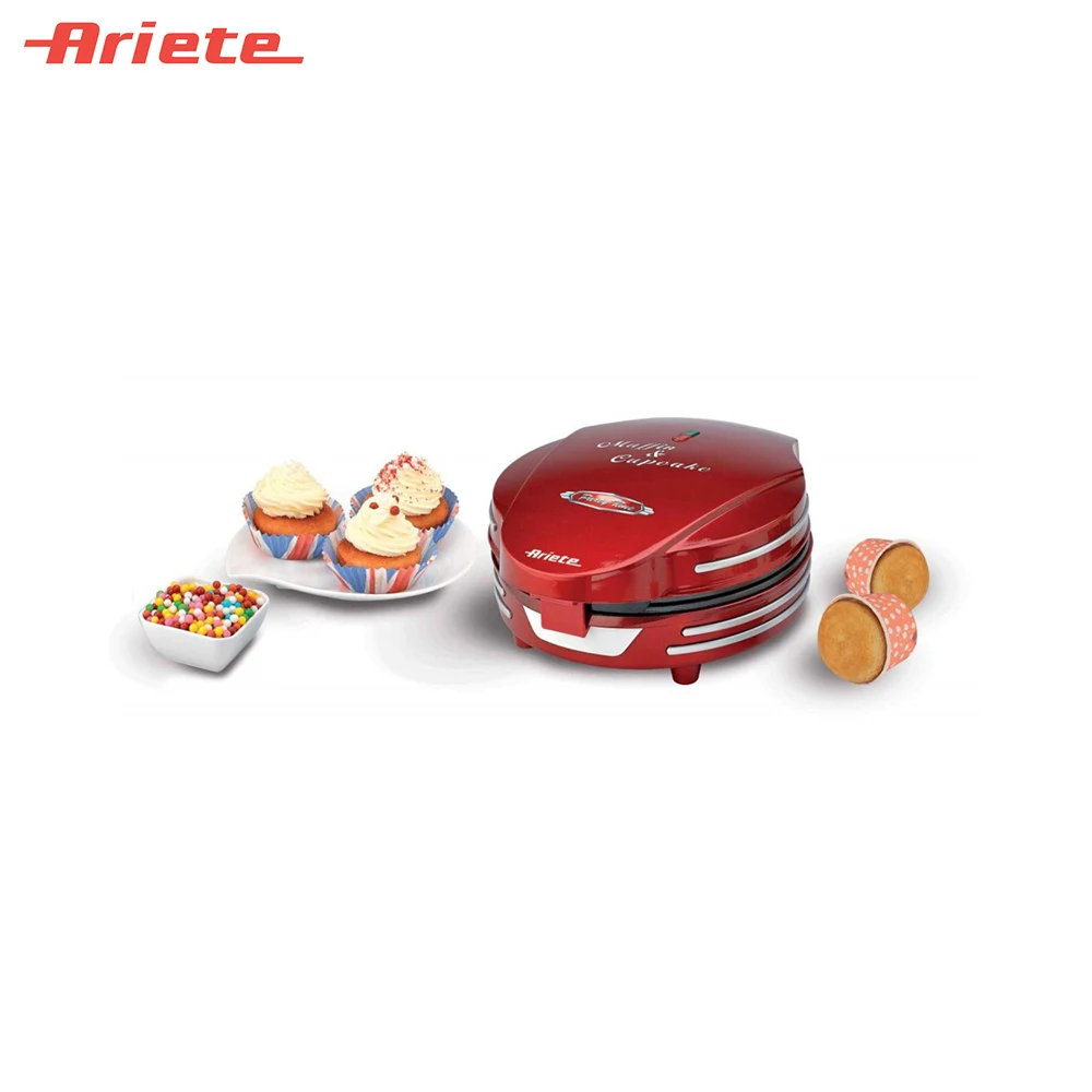 Маффинница Ariete 188 Muffin цвет красный мощность 700 Ватт индикатор готовности к работе