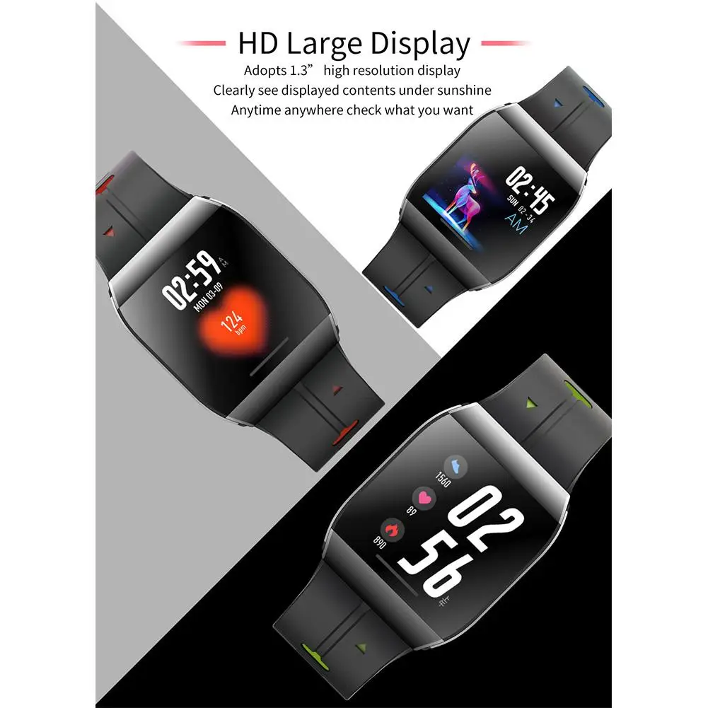 X1 Цвет Экран умный браслет 1 3 Inch Спорт Фитнес IP68 Водонепроницаемый в реальном
