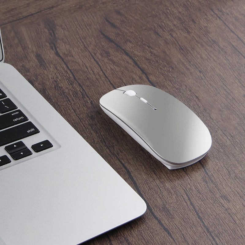 Bluetooth мышь для Macbook Air Pro беспроводная перезаряжаемая Бесшумная оптическая